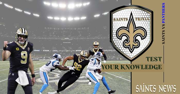 (COPY) Saints Trivia - Test Your Knowledge Saints vs  Panthers